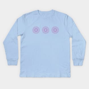 daisy flower Kids Long Sleeve T-Shirt